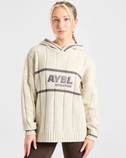 Athletics Oversized Knitted Hoodie