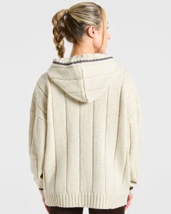 Athletics Oversized Knitted Hoodie