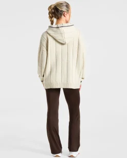 Athletics Oversized Knitted Hoodie