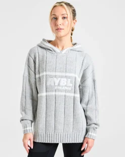 Athletics Oversized Knitted Hoodie