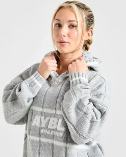 Athletics Oversized Knitted Hoodie