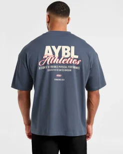 Athletics Script Oversized T Shirt