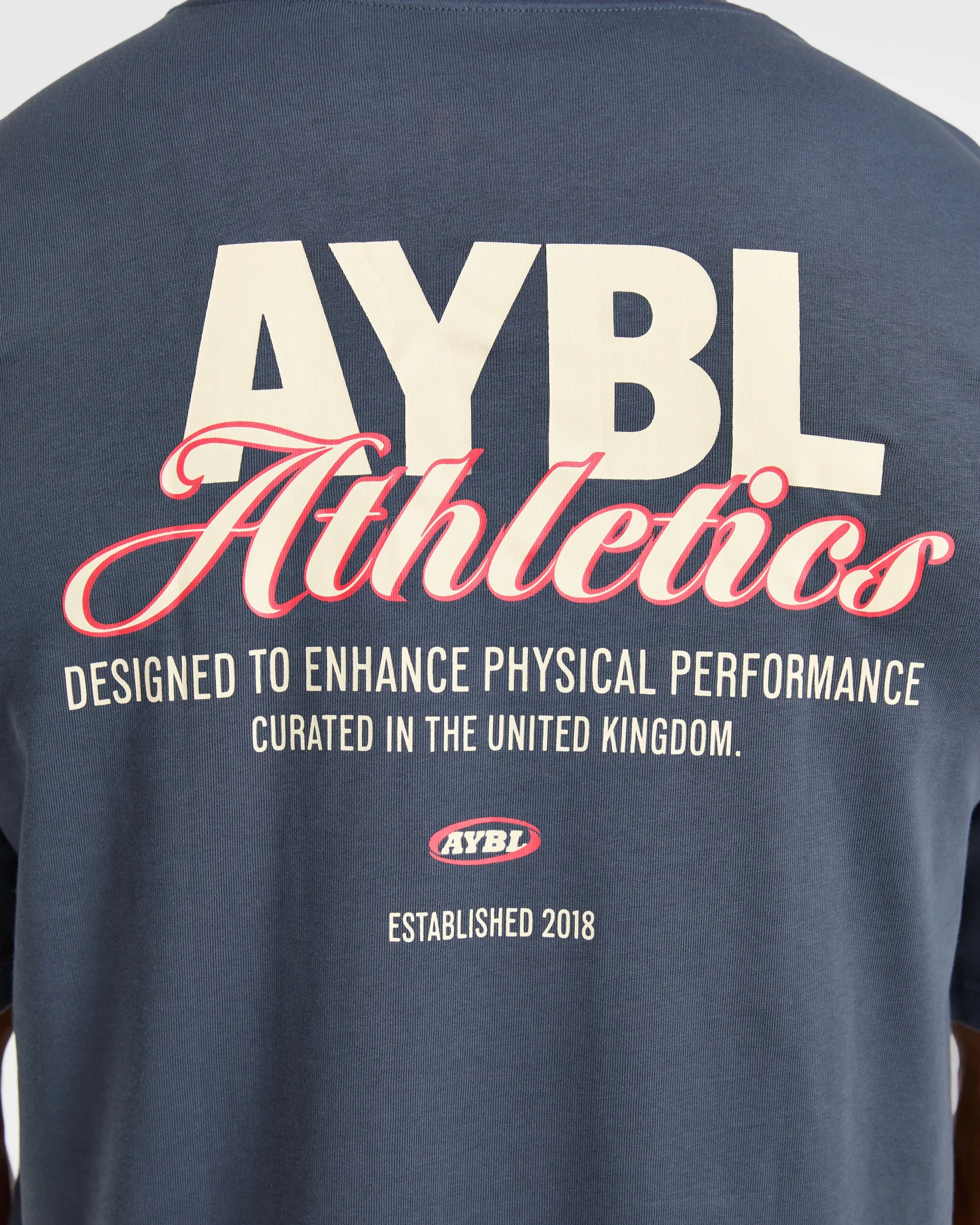 Athletics Script Oversized T Shirt