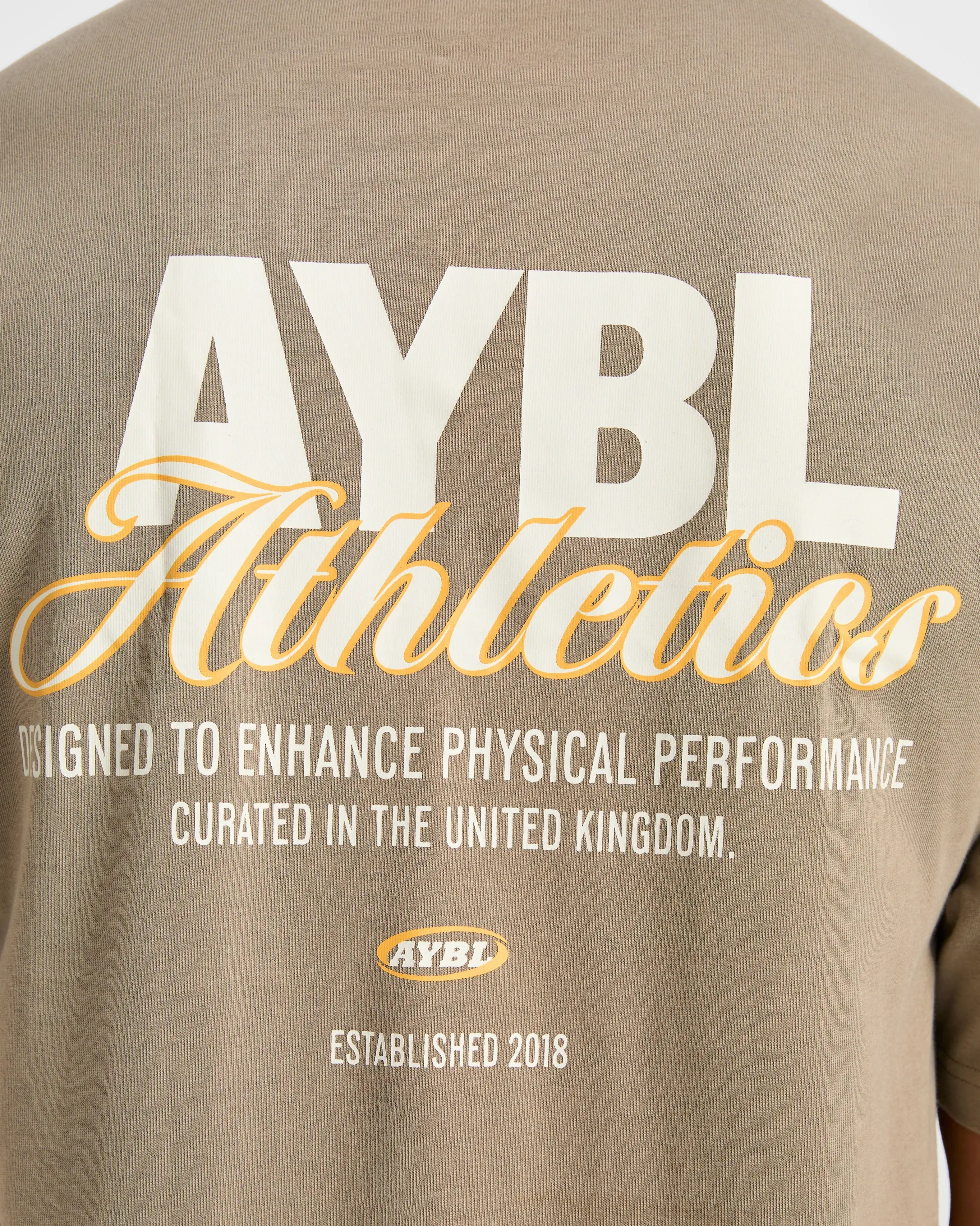 Athletics Script Oversized T Shirt