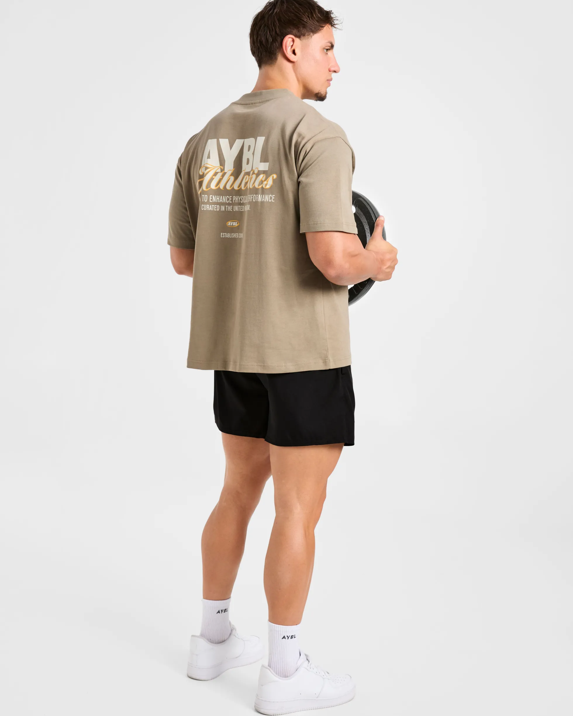 Athletics Script Oversized T Shirt