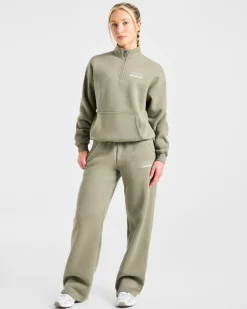 Athletics Track Oversized 1/4 Zip Pullover