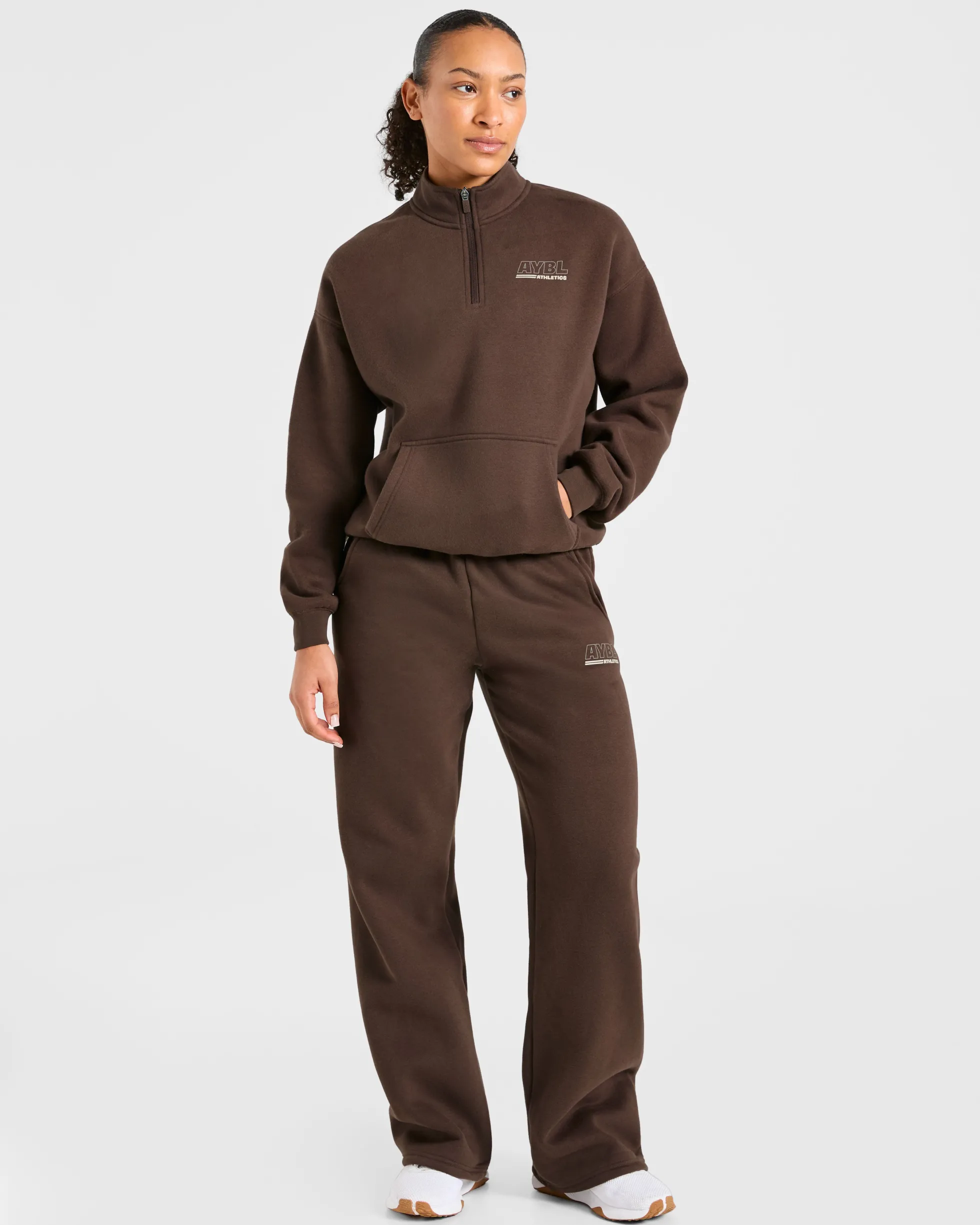 Athletics Track Oversized 1/4 Zip Pullover