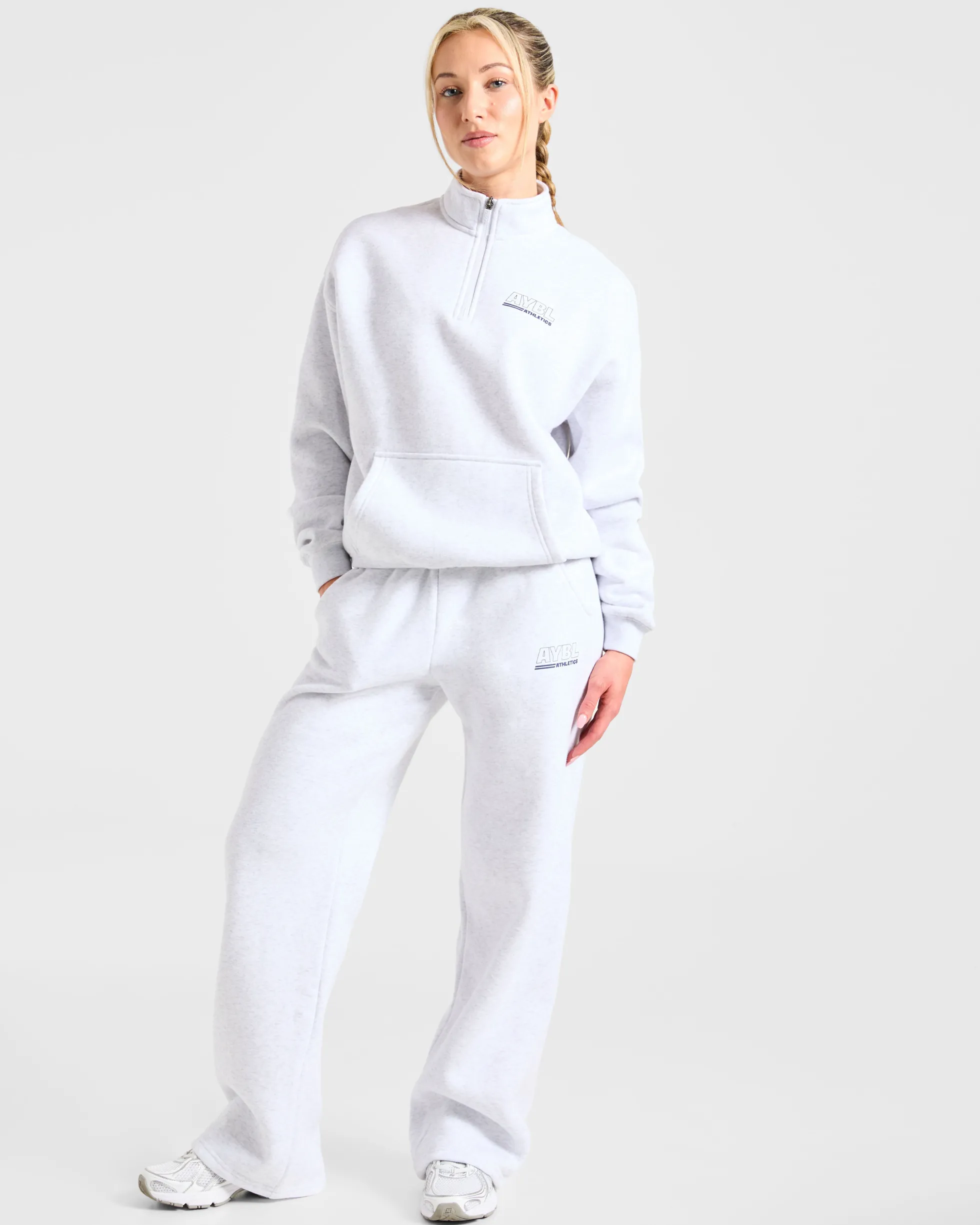 Athletics Track Oversized 1/4 Zip Pullover