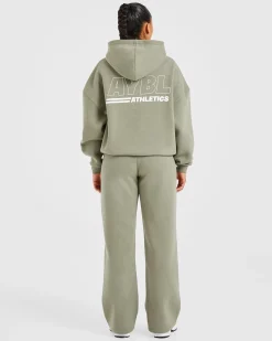 Athletics Track Oversized Straight Leg Joggers