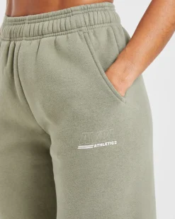 Athletics Track Oversized Straight Leg Joggers