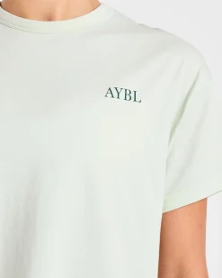 AYBL Sports Club Script Oversized T Shirt