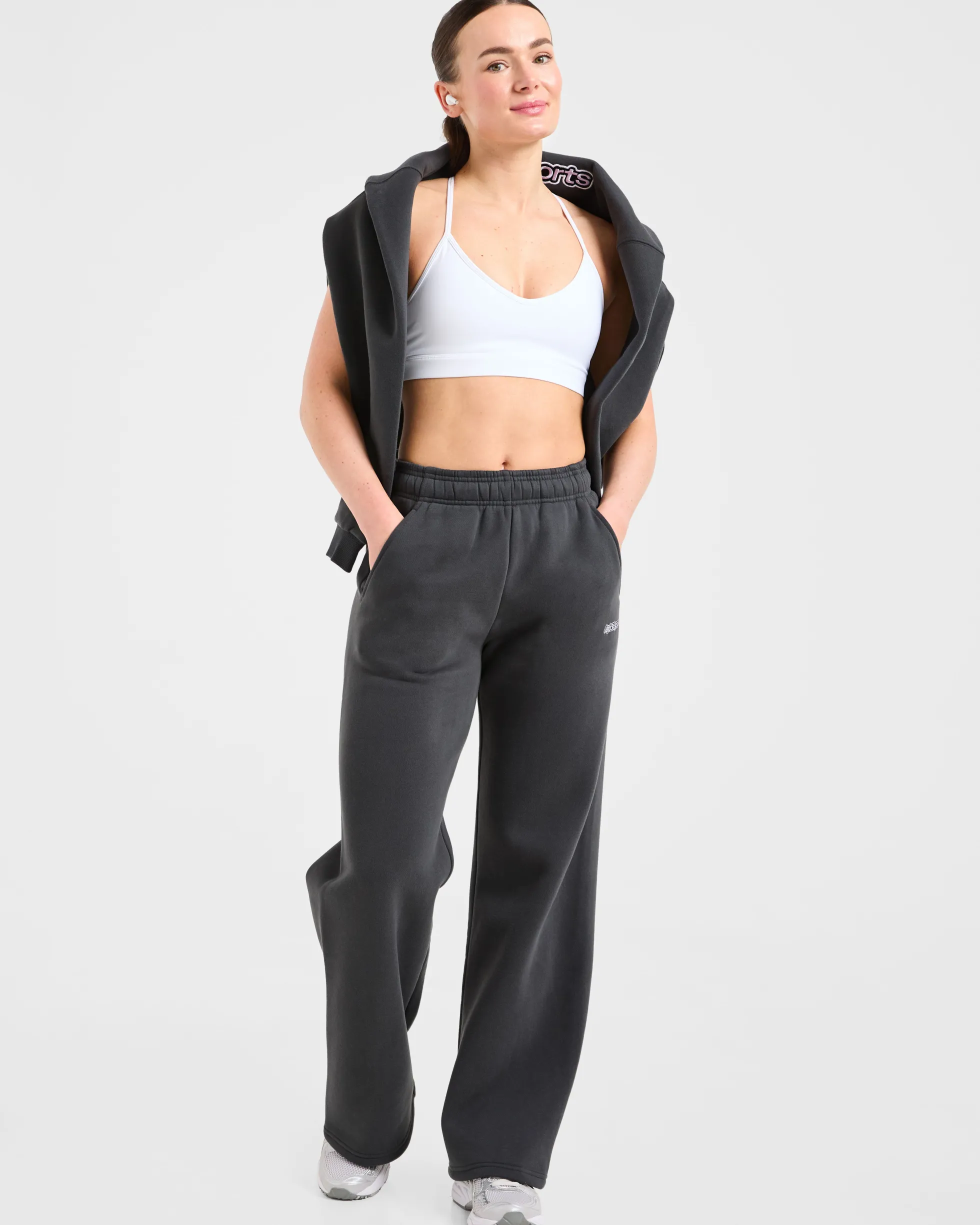 AYBL Sports Outline Oversized Straight Leg Joggers