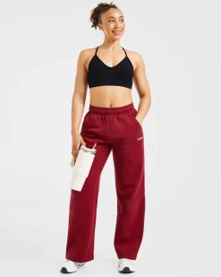 AYBL Sports Outline Oversized Straight Leg Joggers
