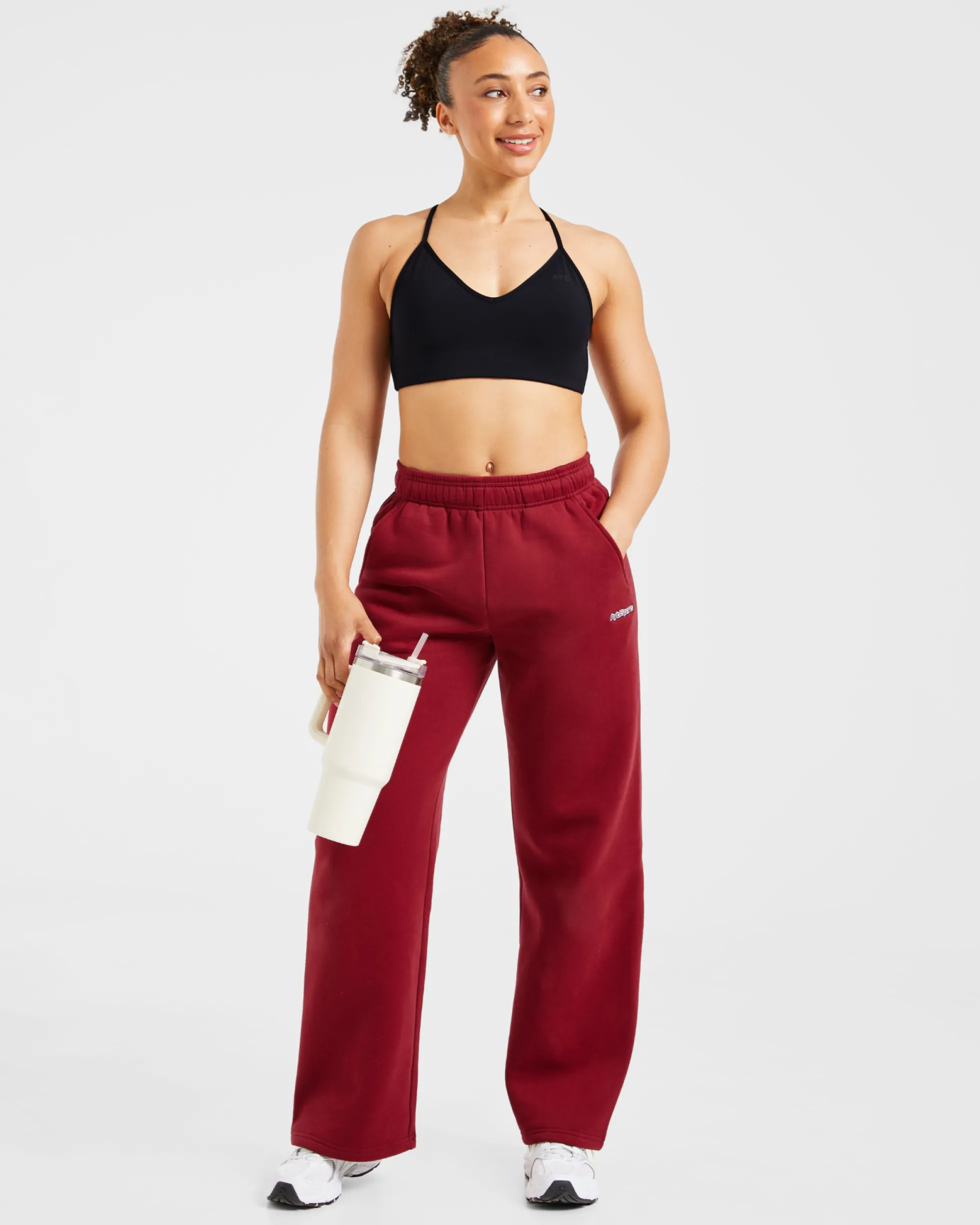 AYBL Sports Outline Oversized Straight Leg Joggers