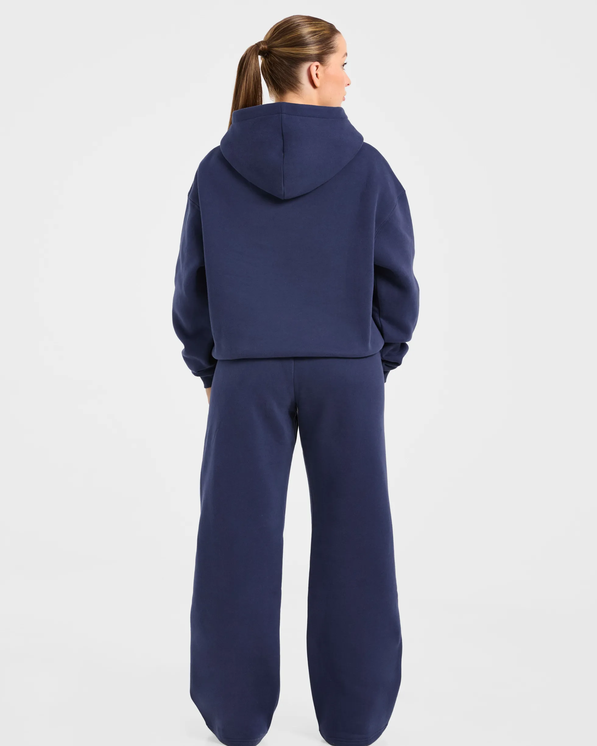 AYBL Sports Outline Oversized Straight Leg Joggers