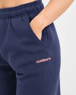 AYBL Sports Outline Oversized Straight Leg Joggers