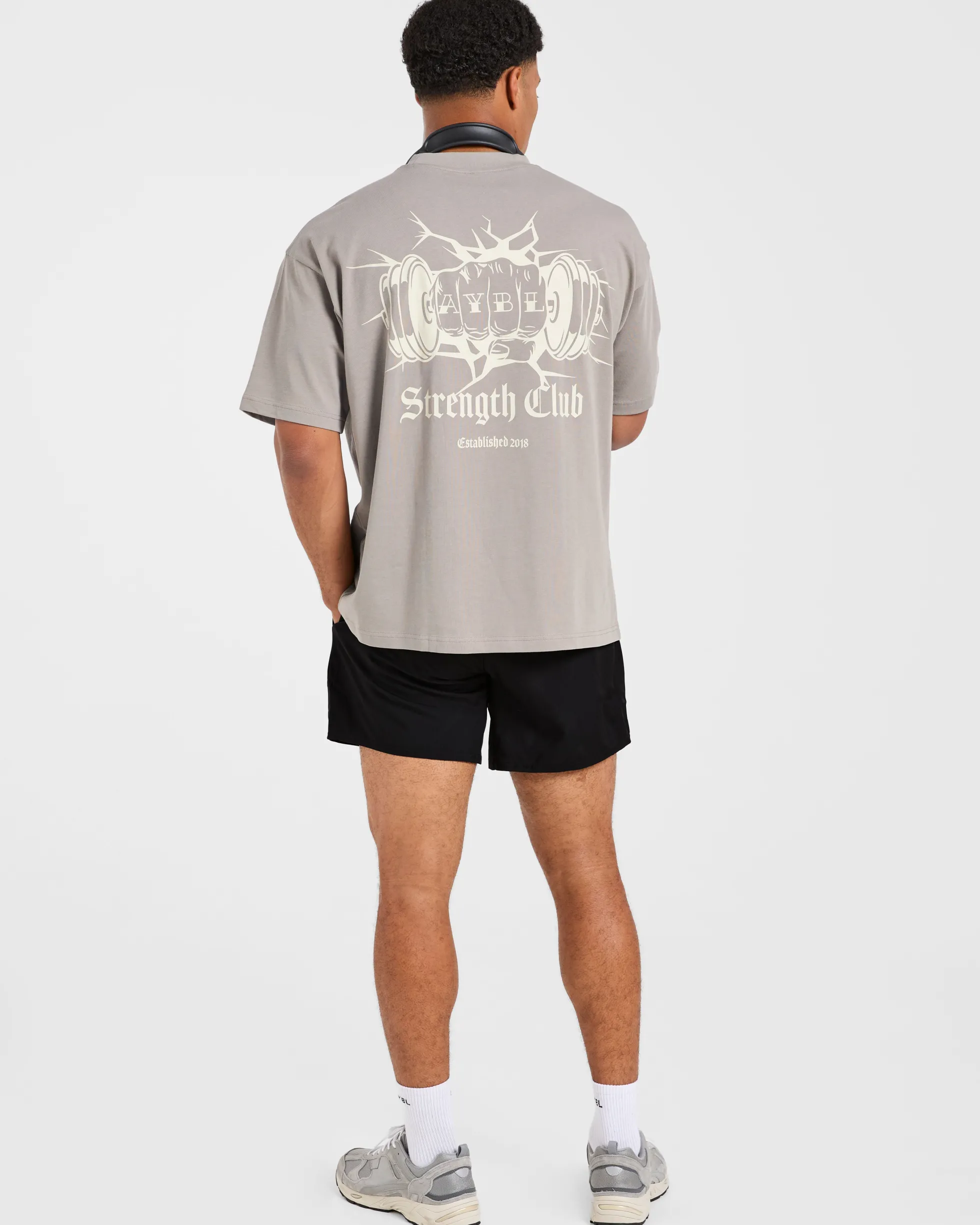 AYBL Strength Club Oversized T Shirt