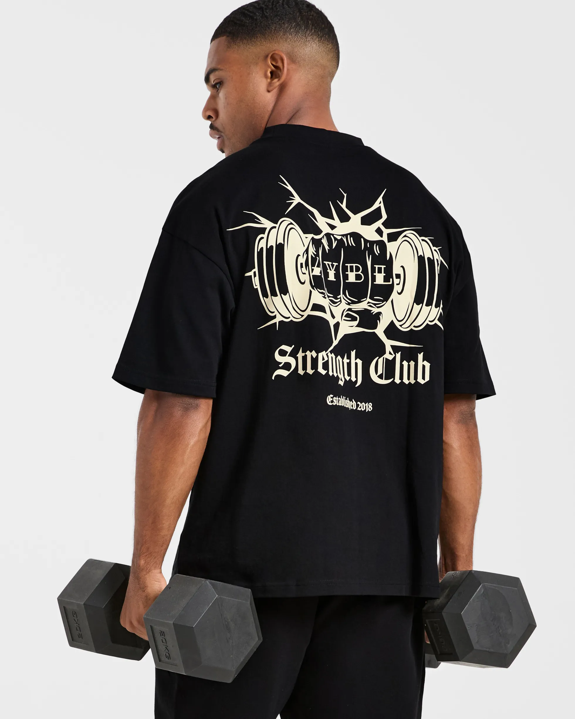 AYBL Strength Club Oversized T Shirt