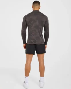 Camo Seamless 1/4 Zip Pullover