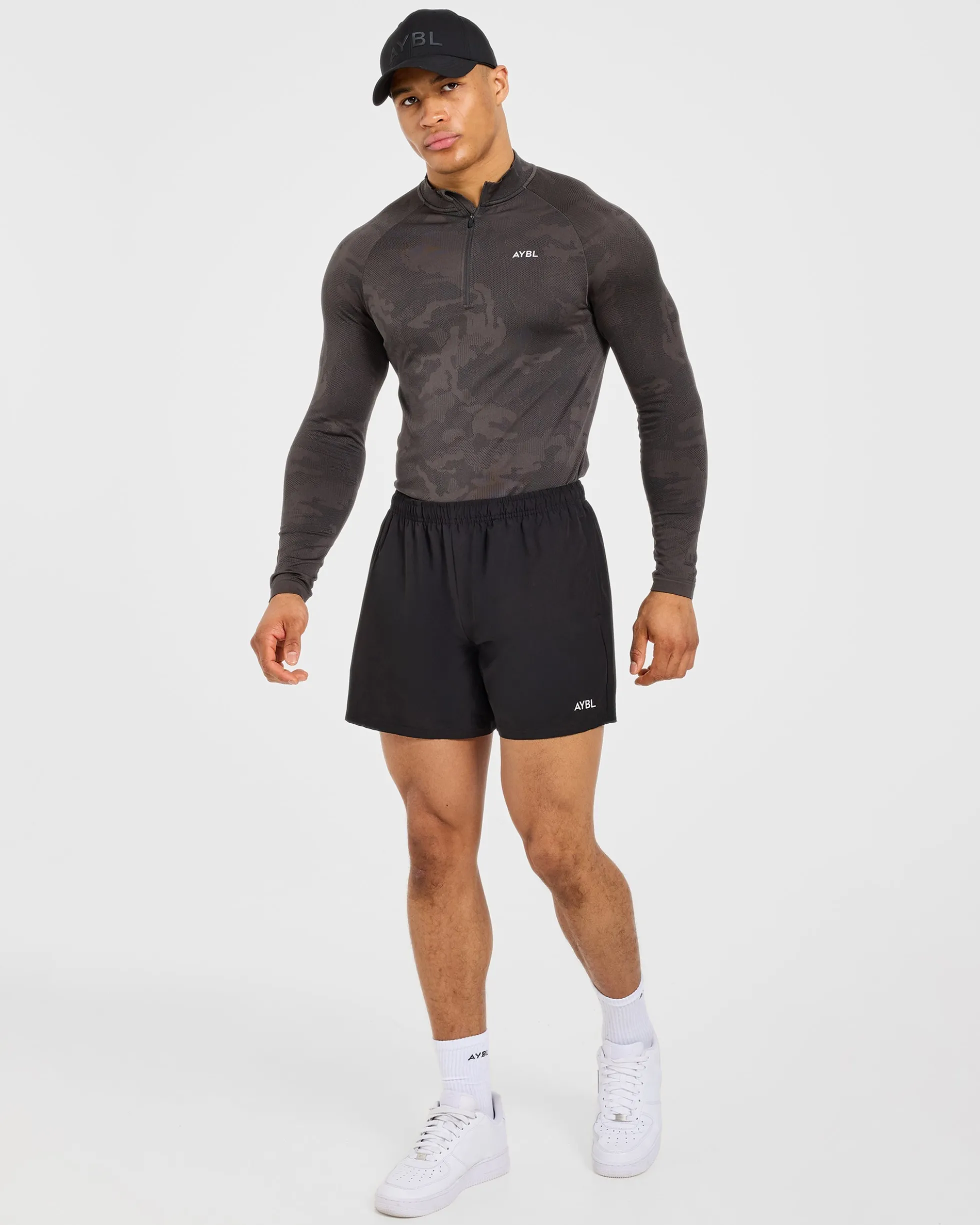 Camo Seamless 1/4 Zip Pullover