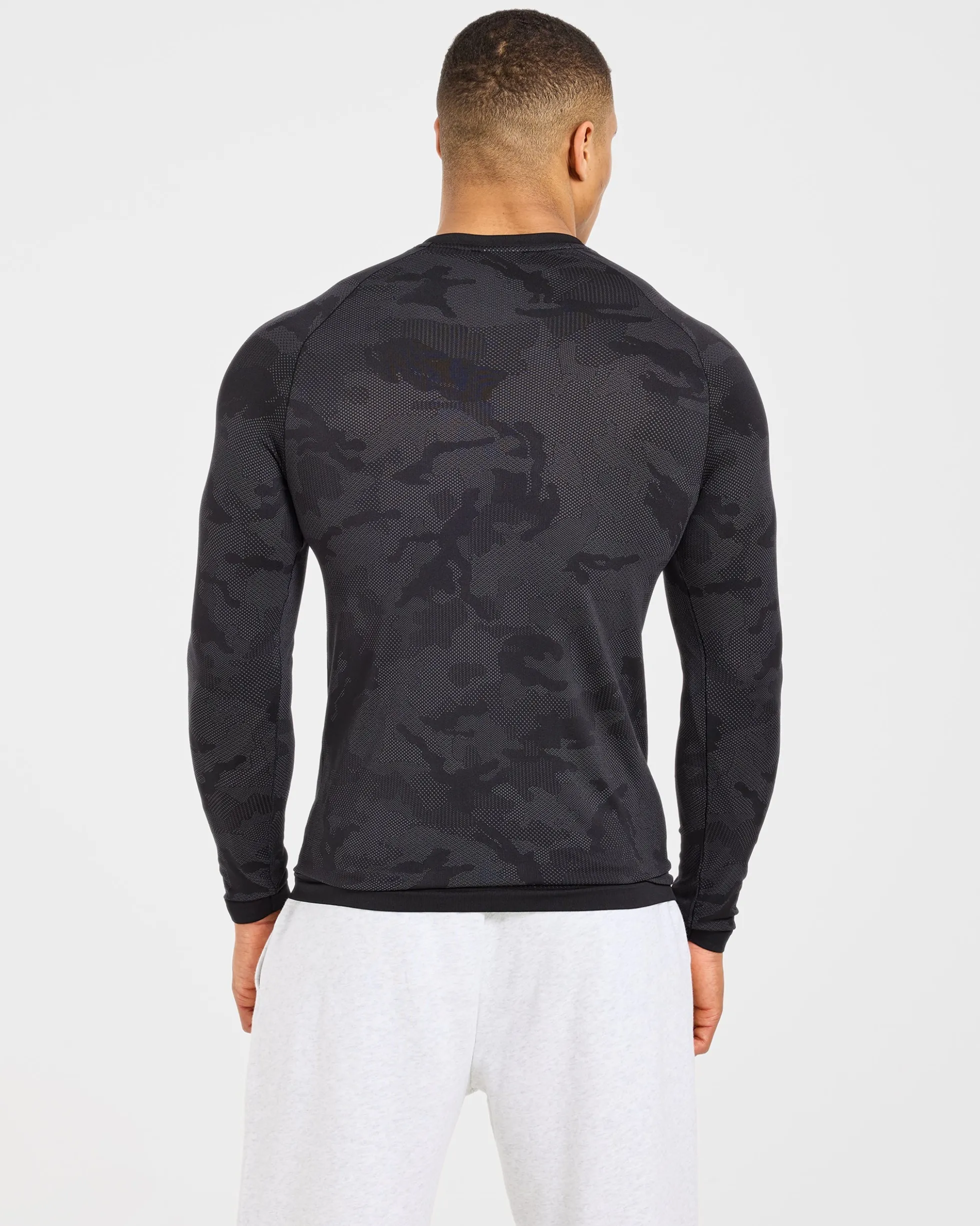 Camo Seamless Long Sleeve T Shirt