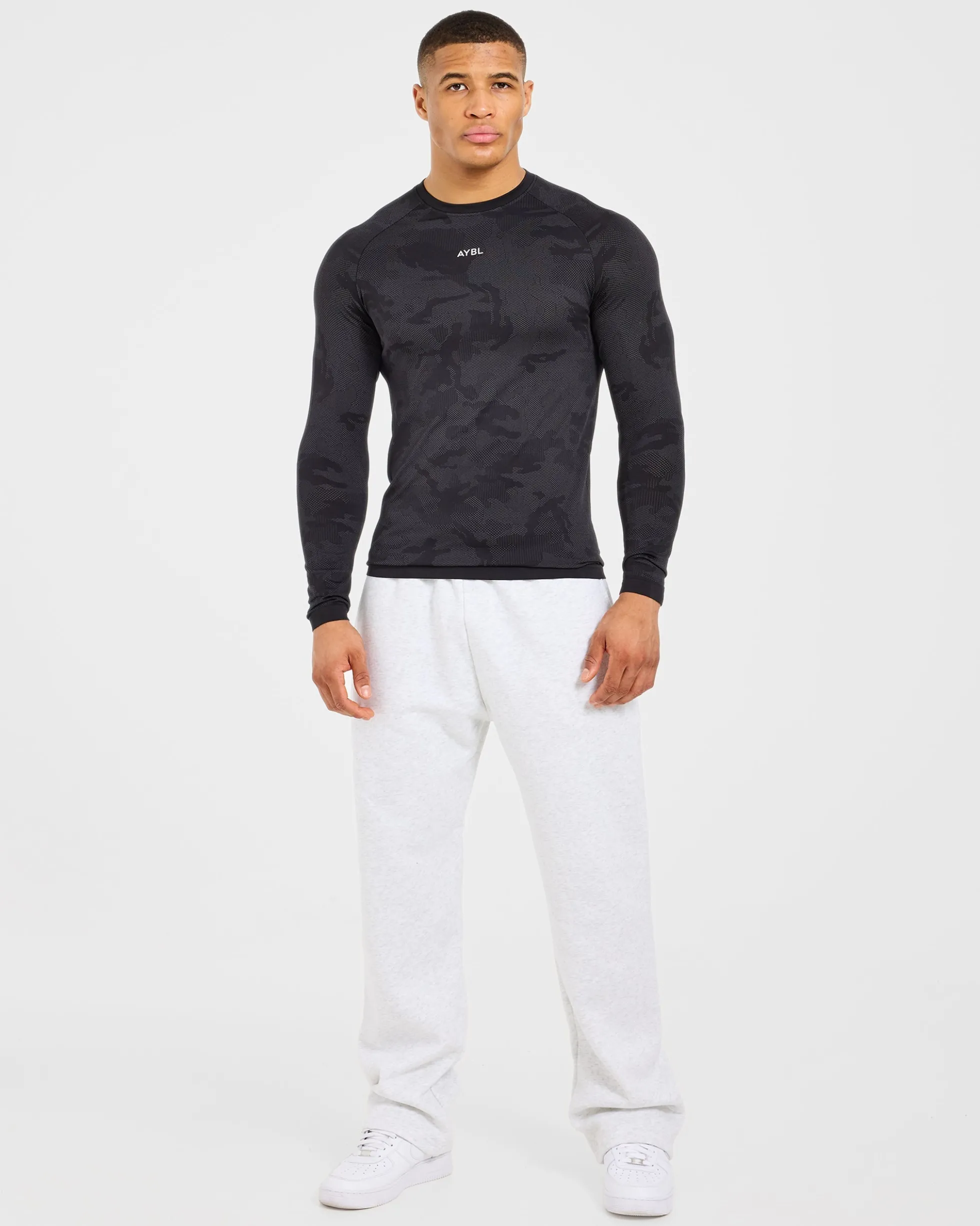 Camo Seamless Long Sleeve T Shirt