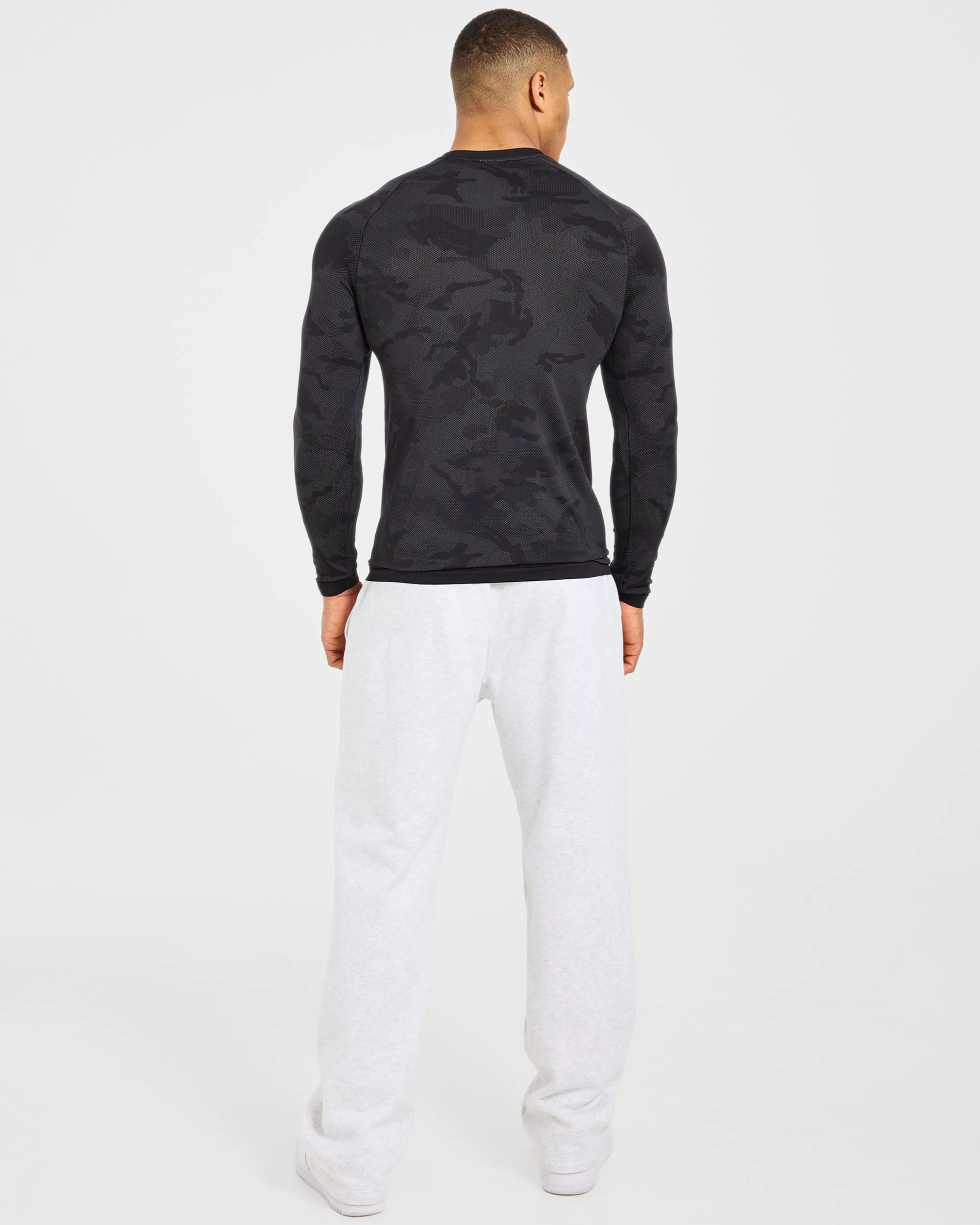 Camo Seamless Long Sleeve T Shirt