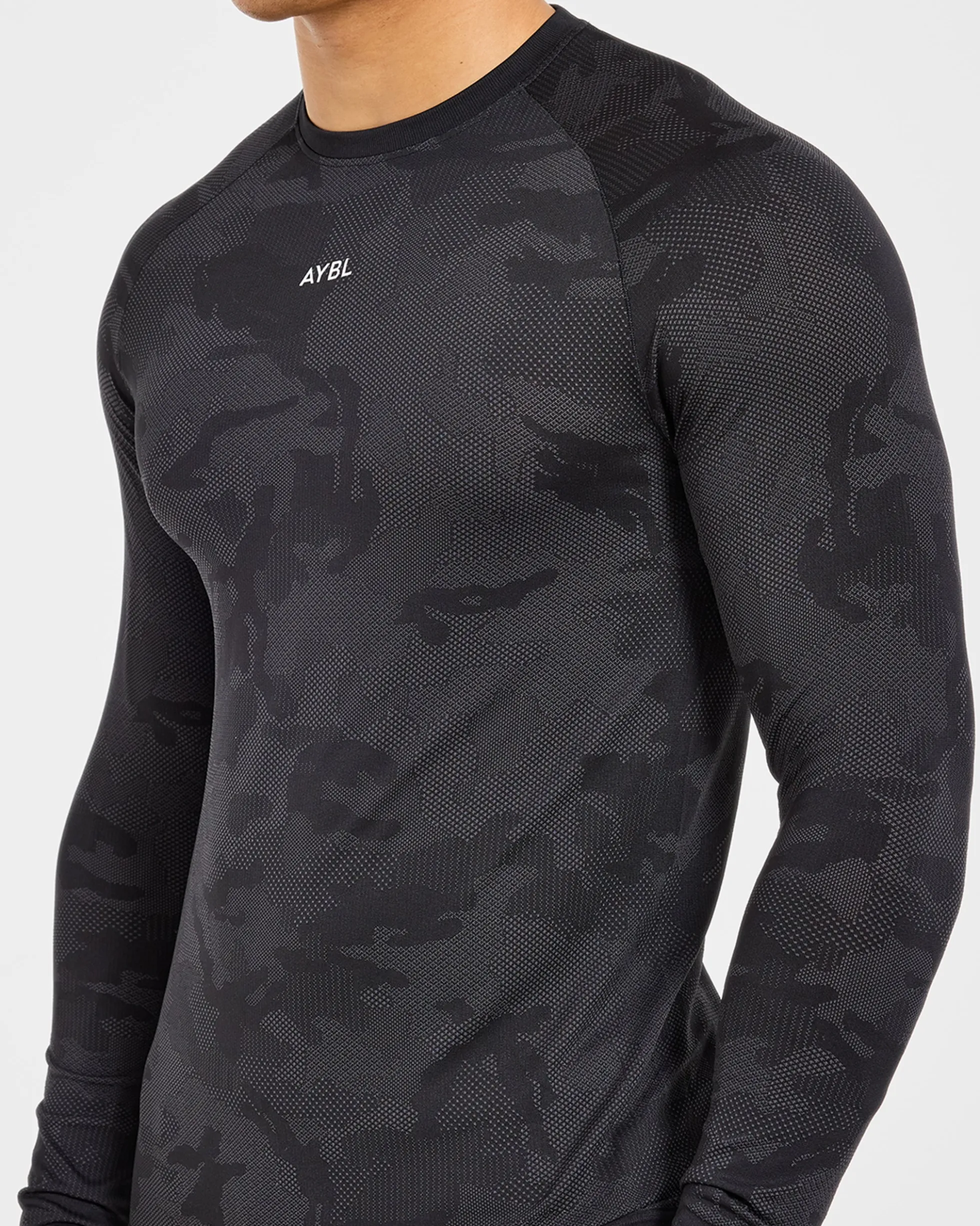 Camo Seamless Long Sleeve T Shirt