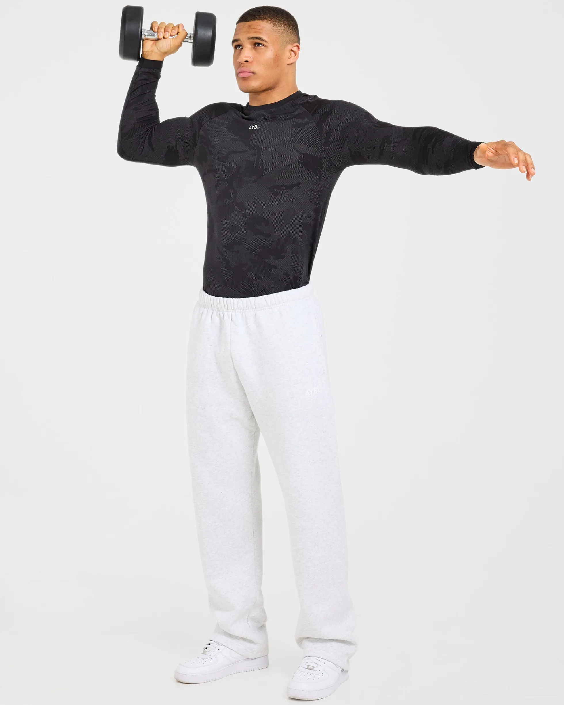 Camo Seamless Long Sleeve T Shirt