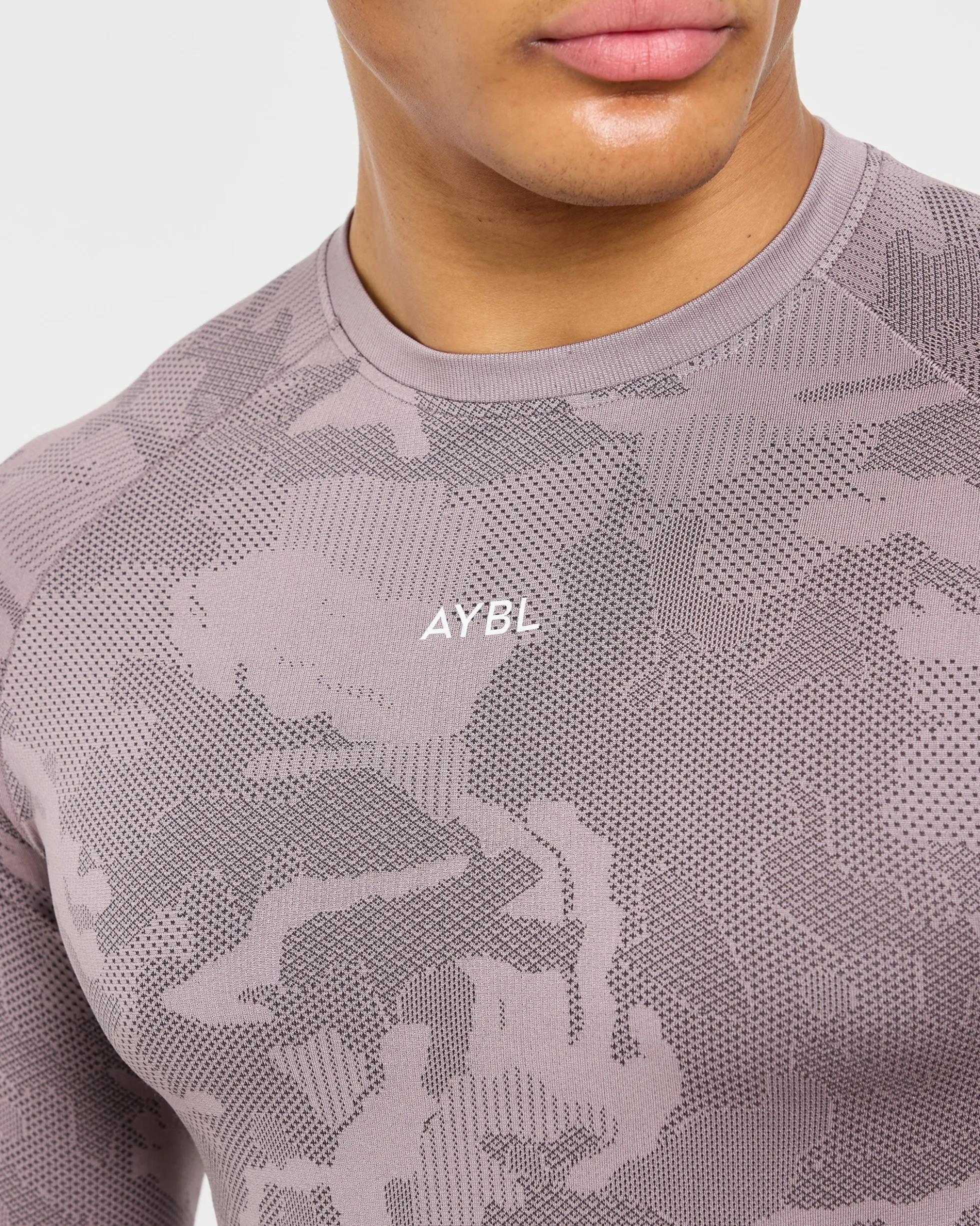 Camo Seamless Long Sleeve T Shirt