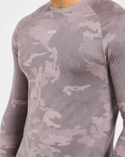 Camo Seamless Long Sleeve T Shirt