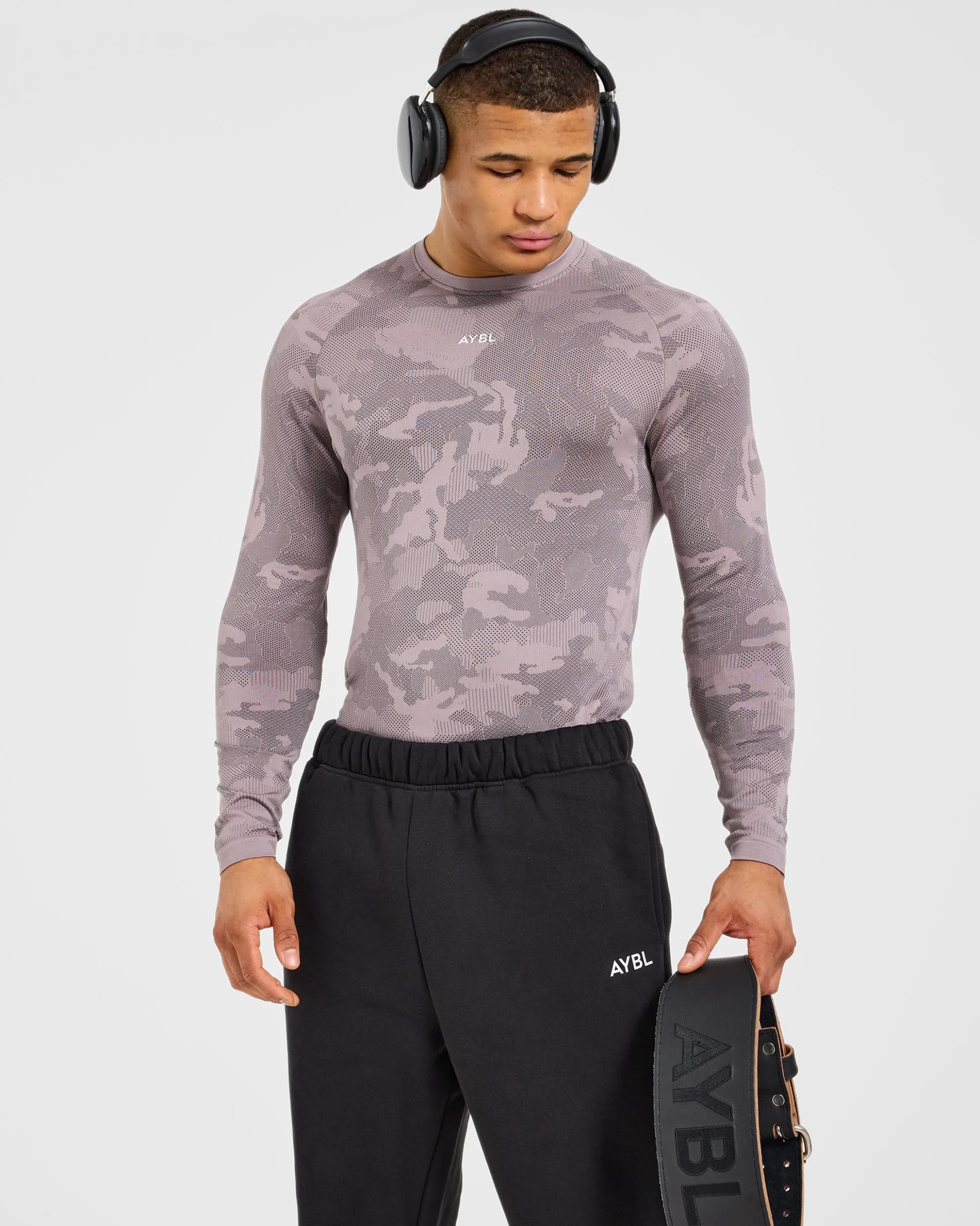 Camo Seamless Long Sleeve T Shirt