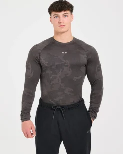 Camo Seamless Long Sleeve T Shirt
