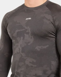 Camo Seamless Long Sleeve T Shirt