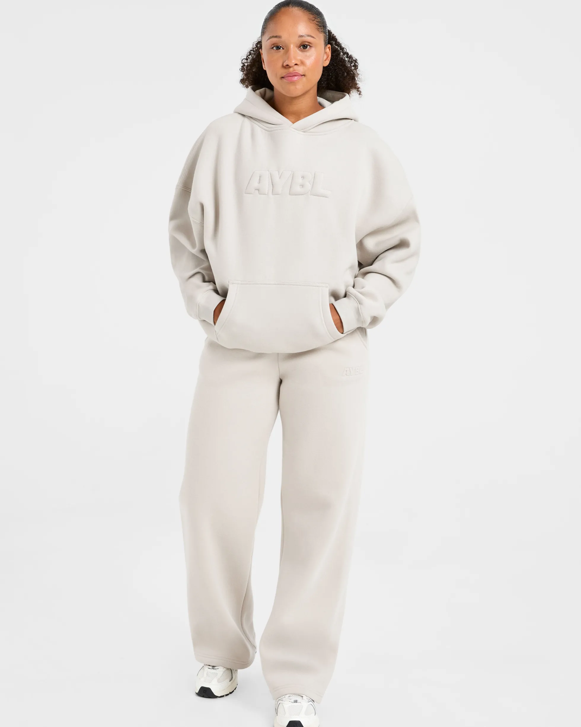 Classic Plush Oversized Straight Leg Joggers