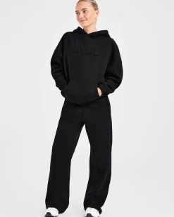Classic Plush Oversized Straight Leg Joggers