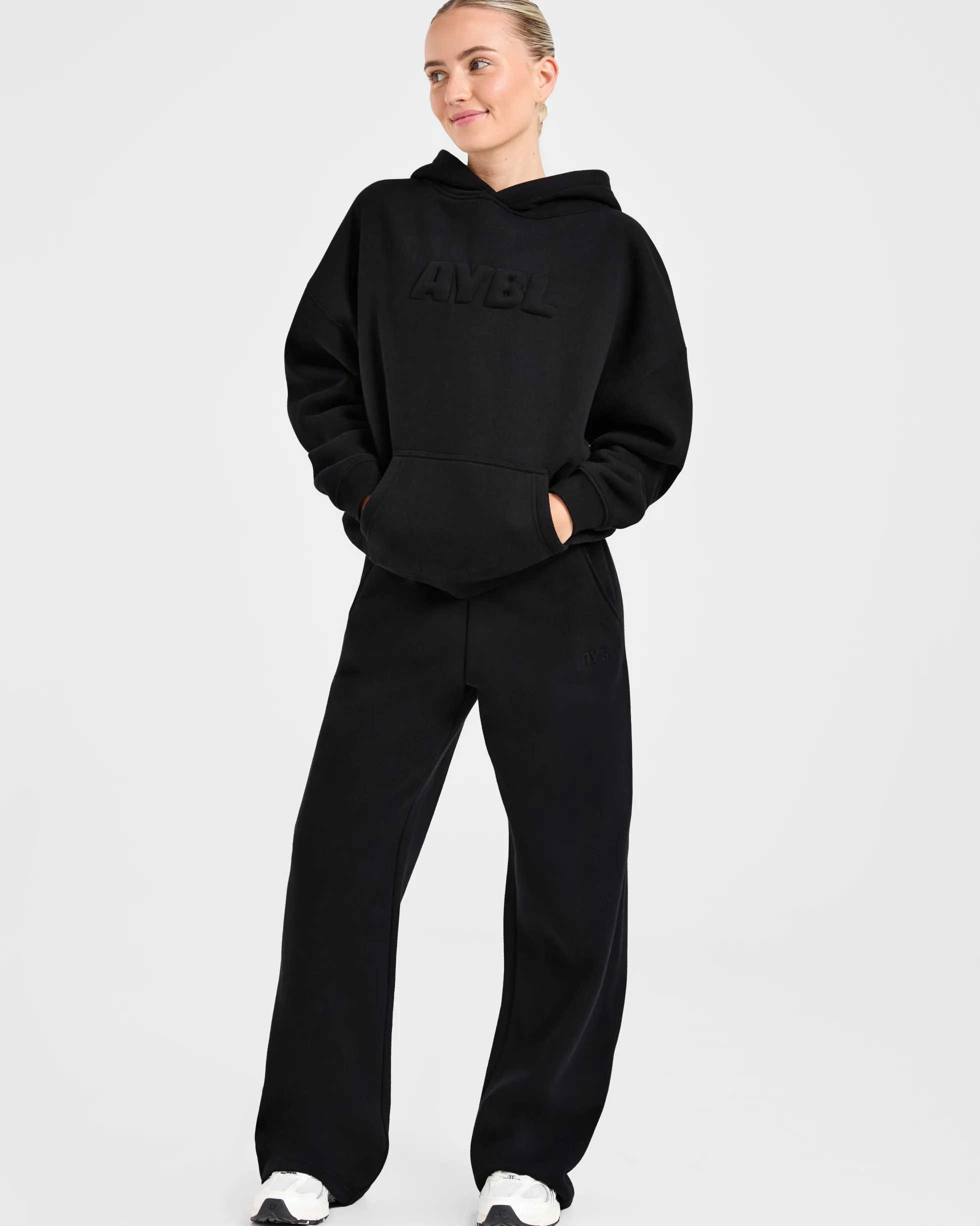 Classic Plush Oversized Straight Leg Joggers