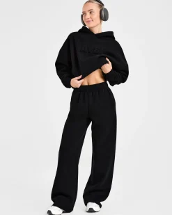 Classic Plush Oversized Straight Leg Joggers