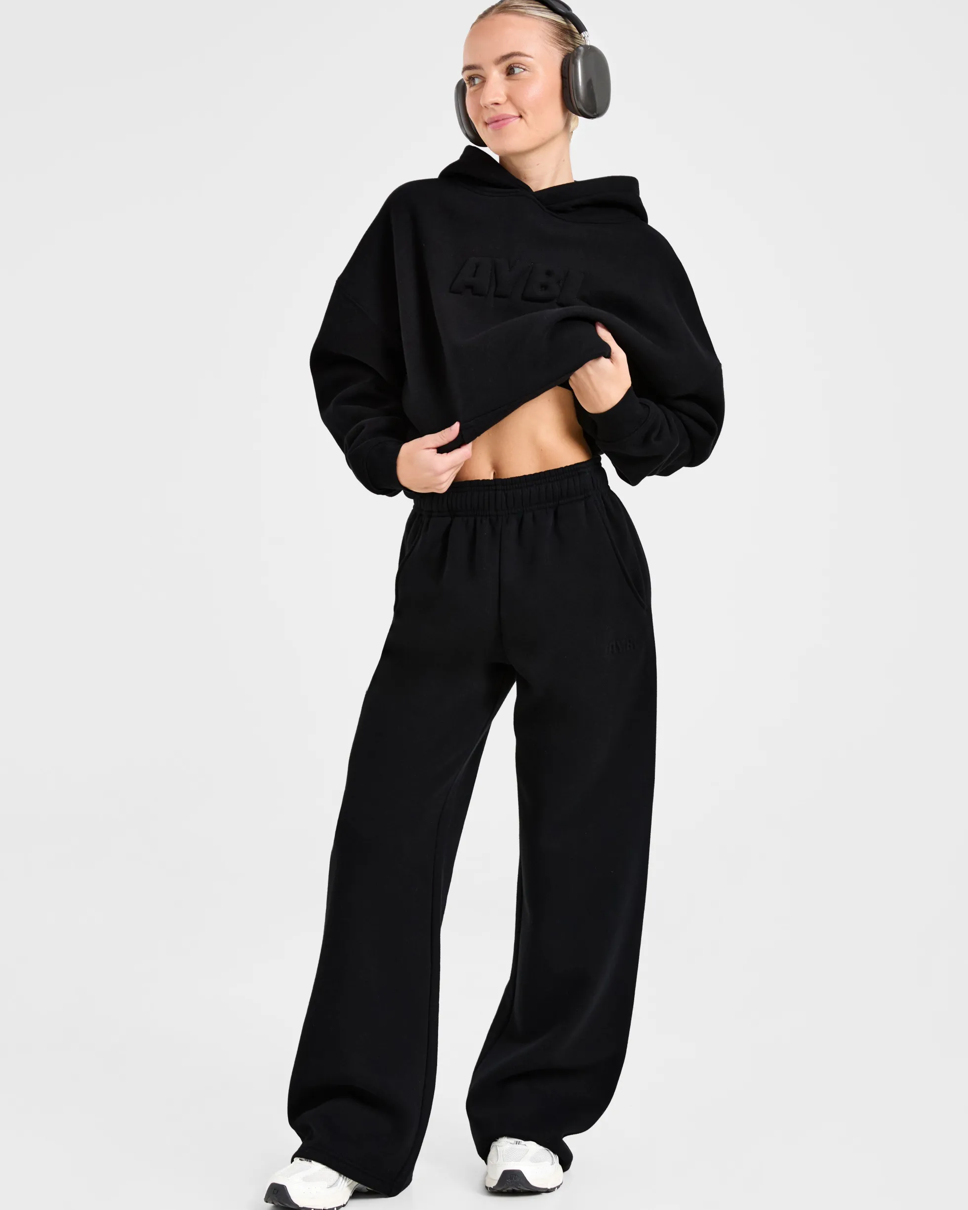 Classic Plush Oversized Straight Leg Joggers