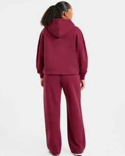 Classic Plush Oversized Straight Leg Joggers