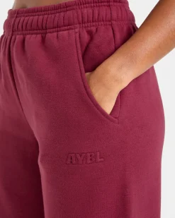 Classic Plush Oversized Straight Leg Joggers