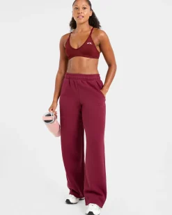 Classic Plush Oversized Straight Leg Joggers