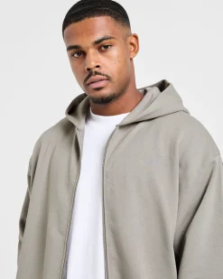 Craft Oversized Zip Up Hoodie