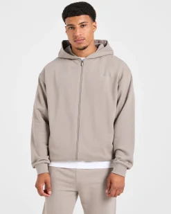 Craft Oversized Zip Up Hoodie