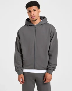 Craft Oversized Zip Up Hoodie
