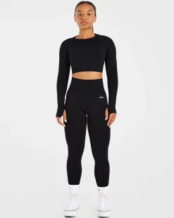 Empower Seamless Long Sleeve Crop Top
