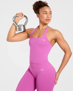 Enhance Seamless Halterneck Top