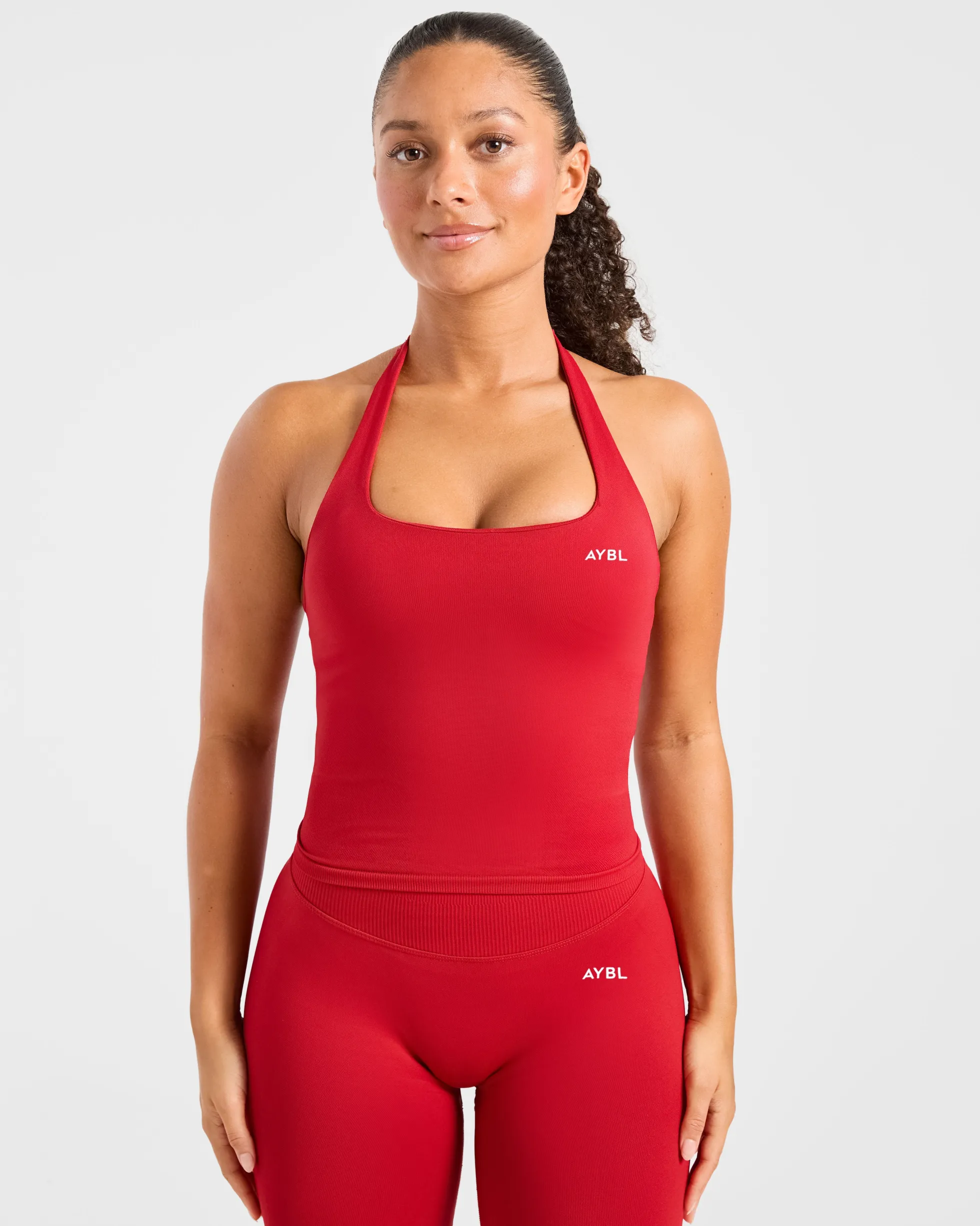 Enhance Seamless Halterneck Top