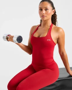 Enhance Seamless Halterneck Top