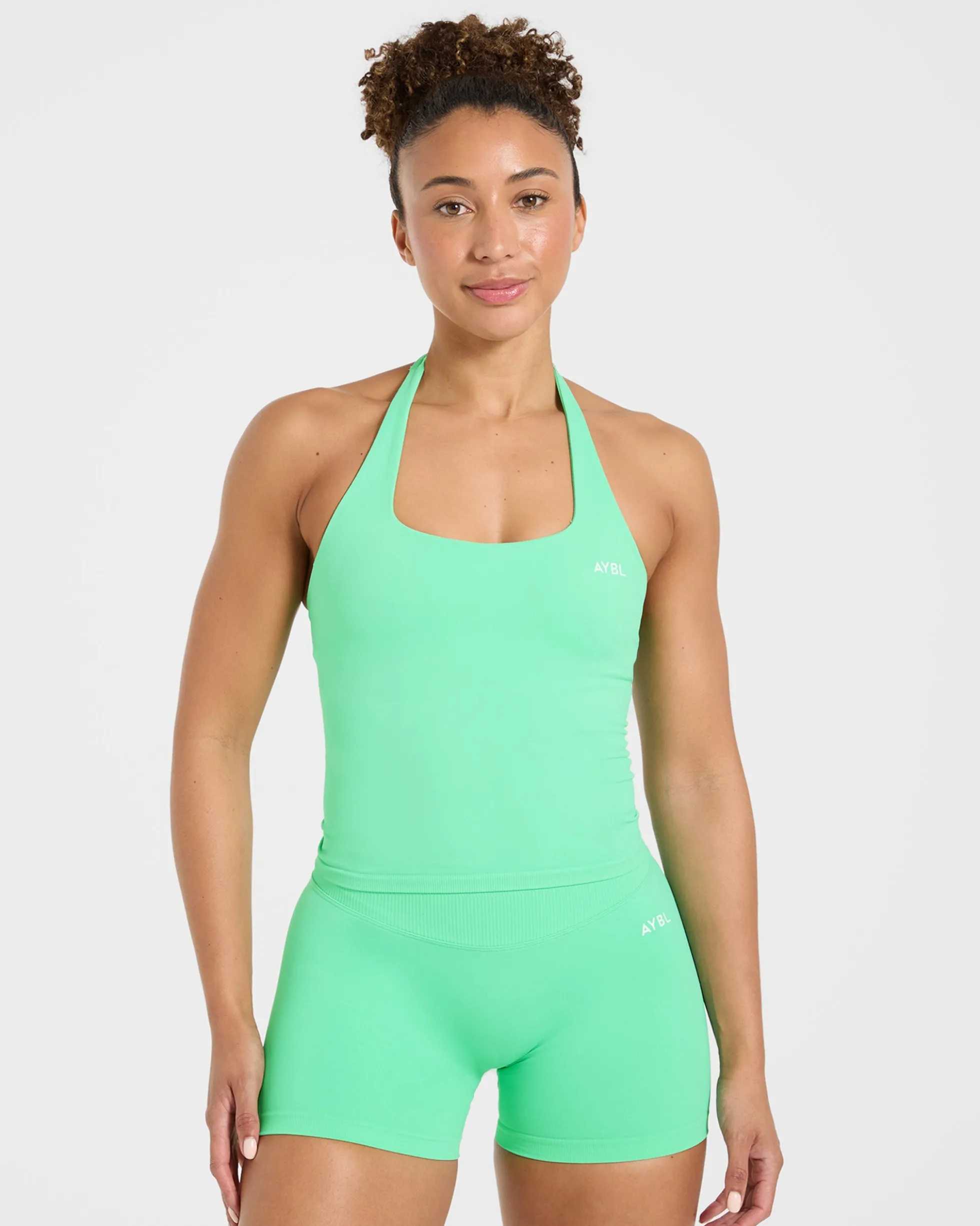 Enhance Seamless Halterneck Top